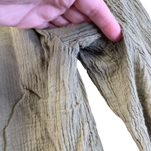 $188 Current/Elliott The Picnic shirt in green - Picture 12 of 14